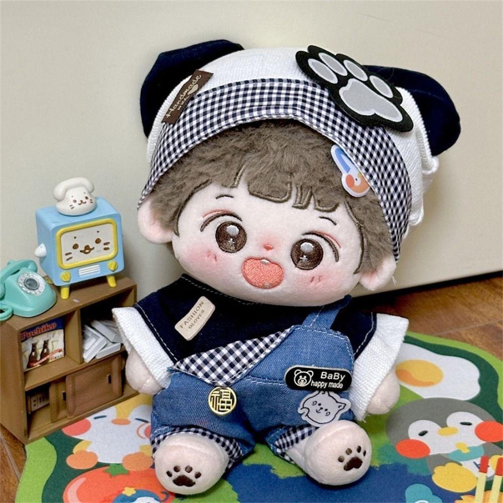 Handmade Cotton Doll Clothes Lolita Overalls Doll Accessories for EXO Idol Dolls