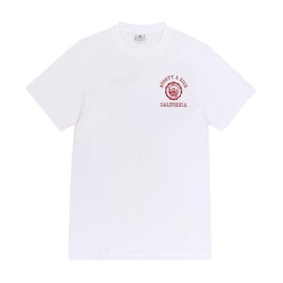 SporTy Богатая Унисекс футболка белая Калифорнийская эмблема To043606508wh01