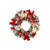 Christmas Lighted Wreath Creative Pink Decor Mall Window Door Wall Hanging Holiday Festive Atmosphere Ornament