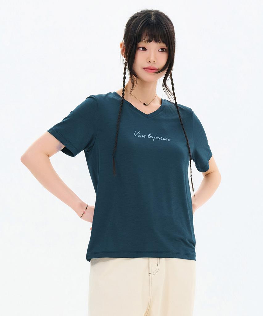CHASECULT Women'S Ice V-Neck T-Shirt-Fbzg5855C0G