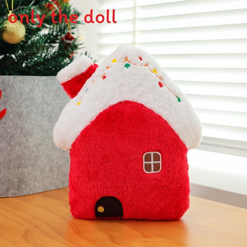 Holiday Plush Character Santa Snowman Reindeer With Short Pile Fabric For Christmas Gift And Display