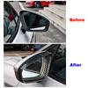 For Volkswagen VW ID.4 ID4 ID.6 ID6 2024 2024 LHD Car Rearview Side Mirror Refit Rainproof Shell Cover Rain Visor Eyebrow Trim