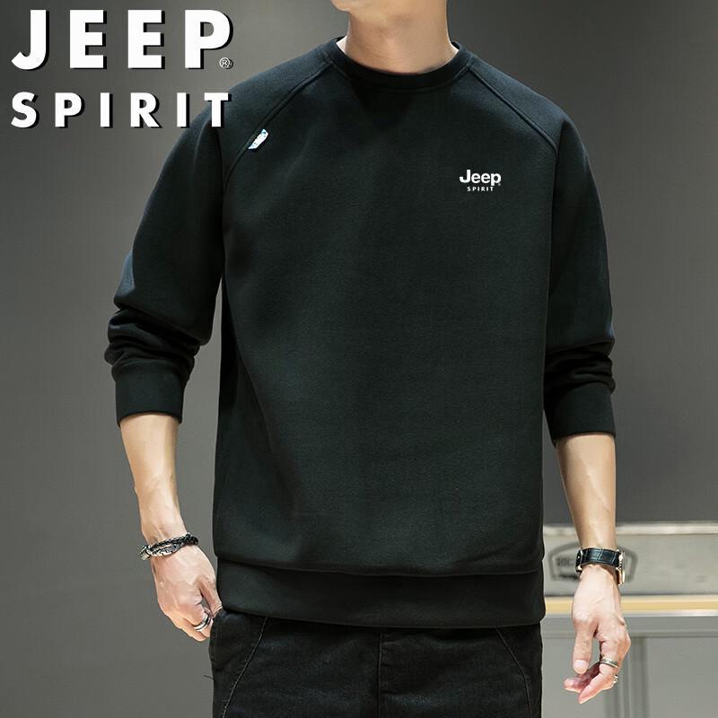 JEEP SPIRIT Мужской повседневный свитшот с круглым вырезом и длинным рукавом