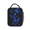 Popular Funny butterfly Lunch Bag  Portable Lunch Box Women Picnic Designer Cooler Bag Aesthetic Oxford Tote Food Bags