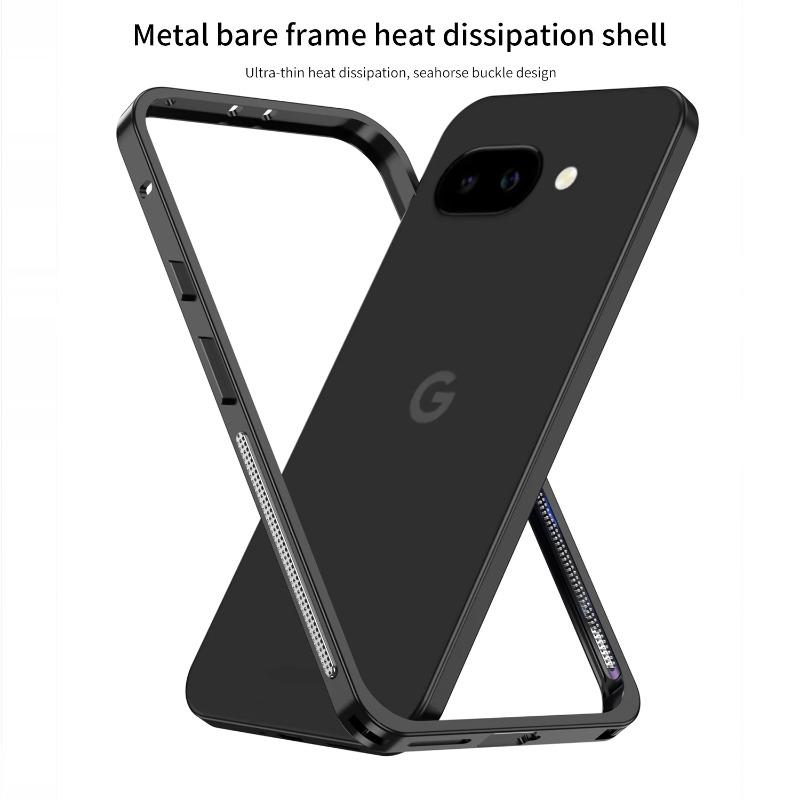 Чехол для Google Pixel 10A Съемный Металлический Защитный Ультратонкий Чехол для Google Pixel 10 A Металлическая Рамка Ударопрочный Чехол Бампер