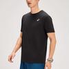 Asics Футболки Мужские Черные С Круглым Вырезом Умеренный Прямой Крой 2031F138-001