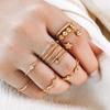 7 шт./компл. богемные открытые регулируемые кольца набор роскошных колец для женщин ювелирные изделия набор колец подарок на день рождения годовщина