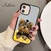 Чехол для телефона со щенком йоркширского терьера для iPhone 11 12 13 14 Pro Max mini X XR XS SE 2020 6S 7 8 Plus Samsung S21 S22