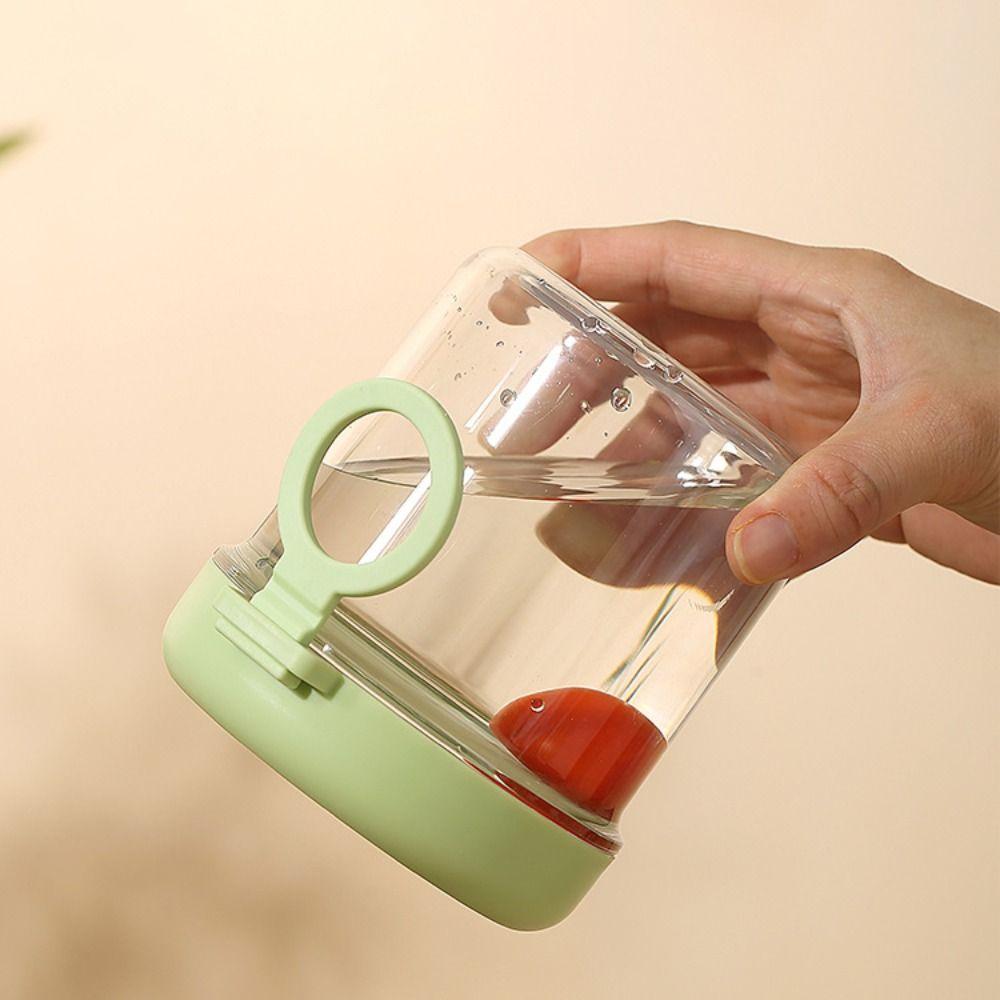 Removable Salad Cup Transparent Food Storage Container Portable Breakfast Cup Office