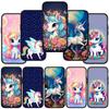 For iPhone 16 15 Xiaomi Redmi Note 13 12 11 Pro Max X 9 14 XR Samsung Galaxy A16 S24 S23 Plus A06 Huawei OPPO Comics Unicorn Horse Rainbow Phone Case