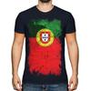 Portugal Grunge Flag Mens Portuguese T-Shirt T-Shirt Gift