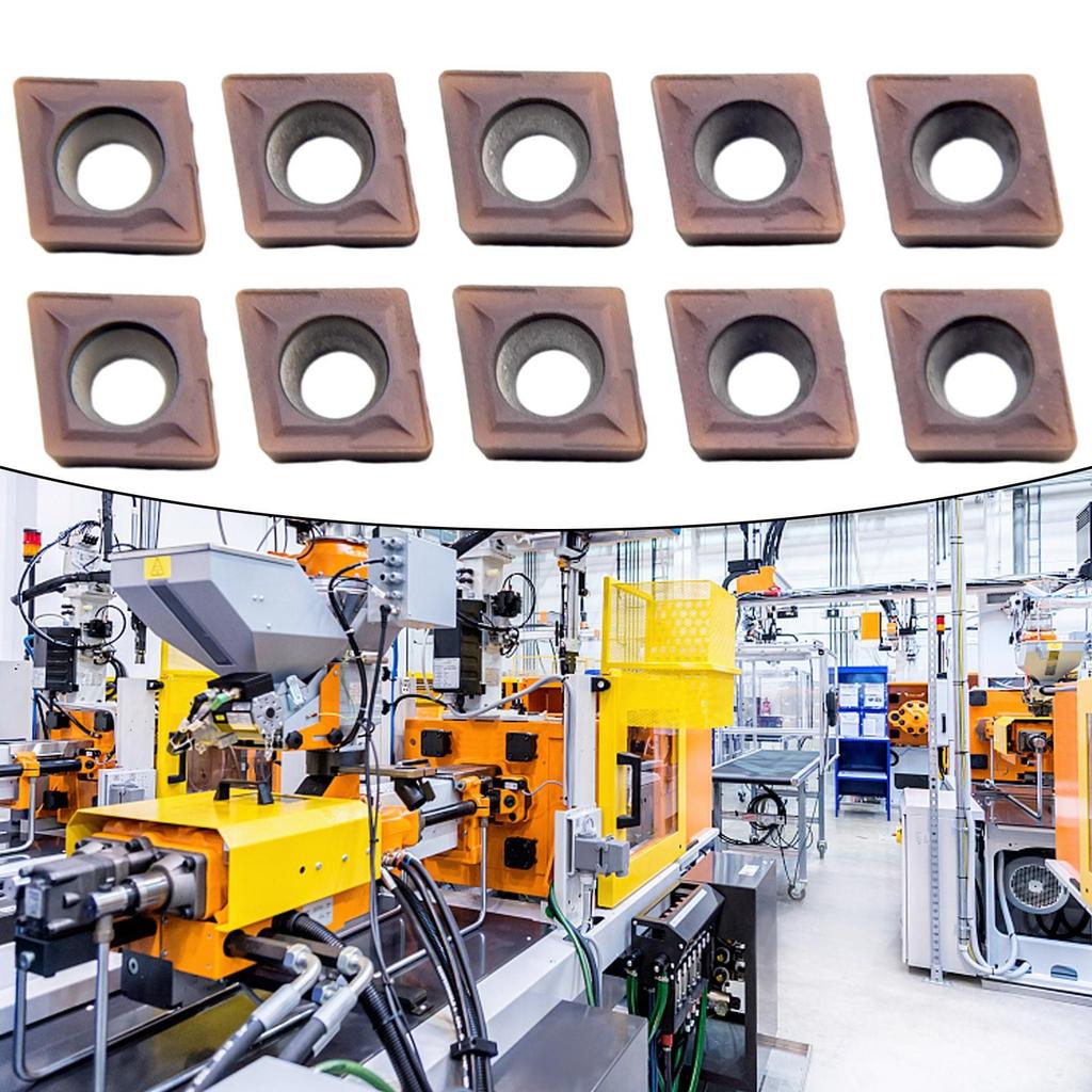 10 шт. CCMT060208 CCMT21.52 VP15TF Сменные твердосплавные токарные пластины