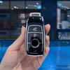 Автомобильный чехол-брелок Защитный чехол для ключа автомобиля из ТПУ и кожи для Mercedes Benz E200 E400 E63 W213 S550 S560 C260 A200 E C S Glc Класса
