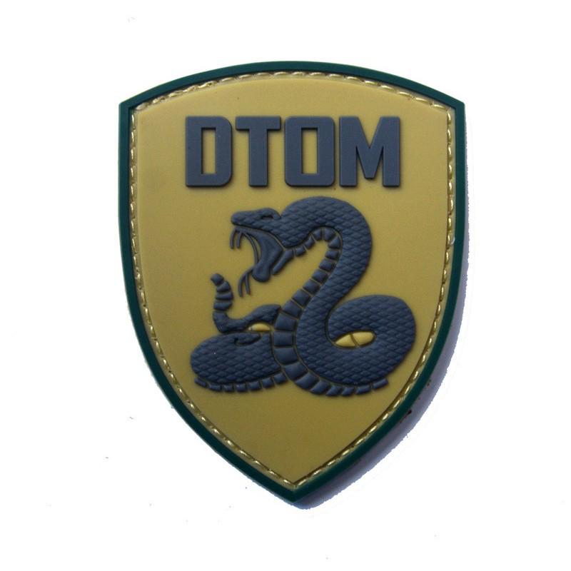 Моральный патч Gadsden Snake DTOM - ПВХ Велкро на липучке