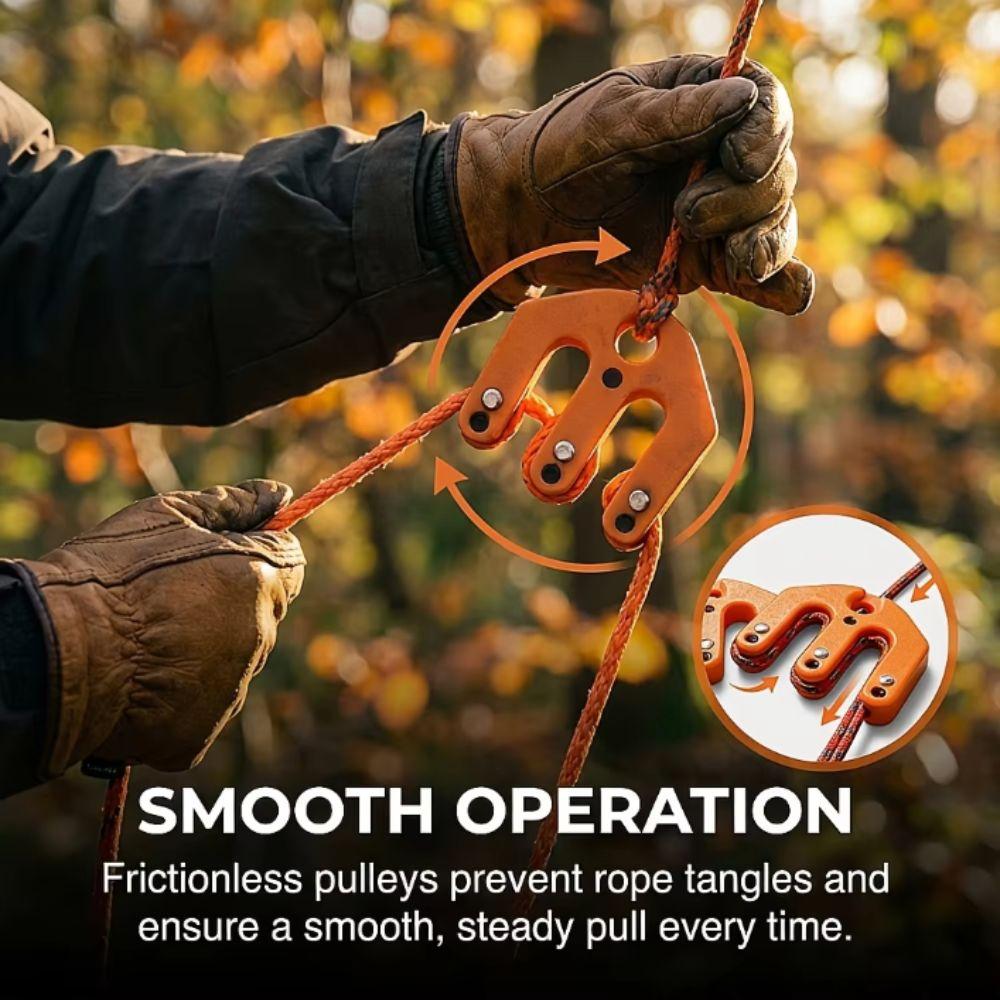 Ultralight Block And Tackle System Nylon Material Tackle Pulley System Lifting Tasks