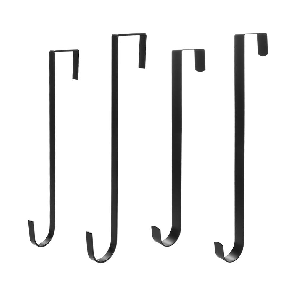 12/15-дюймовый венок, металлический крючок, углеродистая сталь, вешалка для цветочного венка, одинарный крючок, орнамент, Рождество