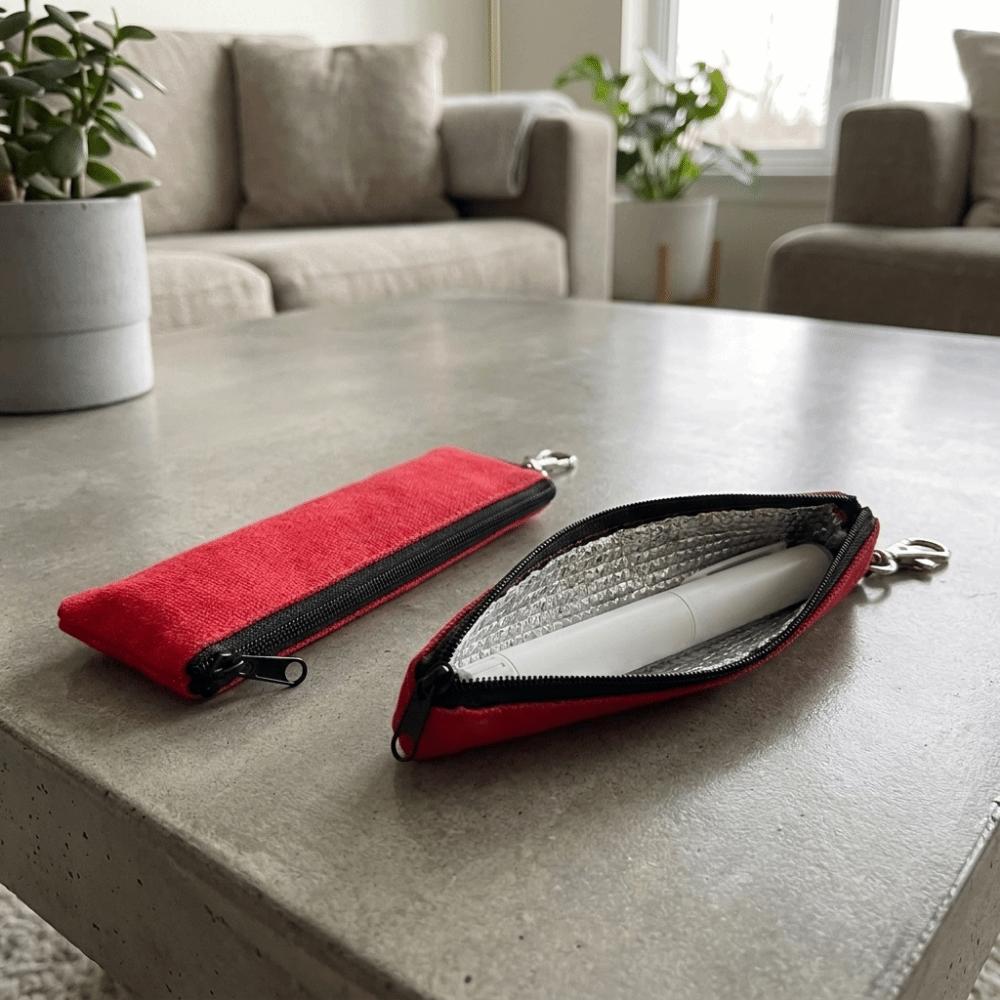 Large Capacity Insulin Pens Storage Bag Oxford Cloth Glaciated Cold Storage Bag  for Home