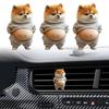 Yousheng 1/2/3/4/5 шт. Собака с круглым животом Клипса на вентиляционное отверстие автомобиля Универсальный Автомобильный освежитель воздуха для внедорожника Грузовика Акриловая зажим-клипса на вентиляцию Декорация Аксессуары для интерьера автомобиля