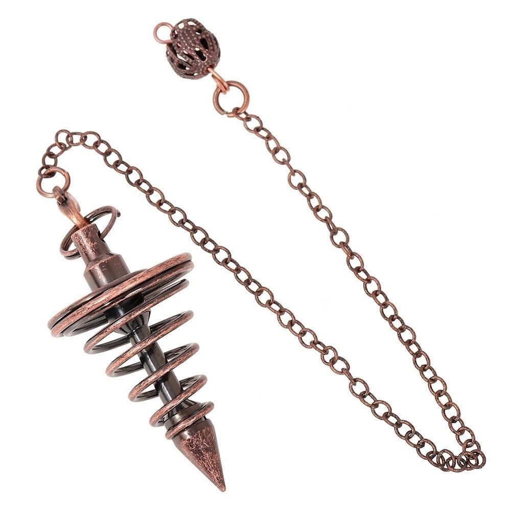 Energy Witch Spiritual Pendulos Pointed Meditation Cone Metal Pendulum Isis Pendulum Women