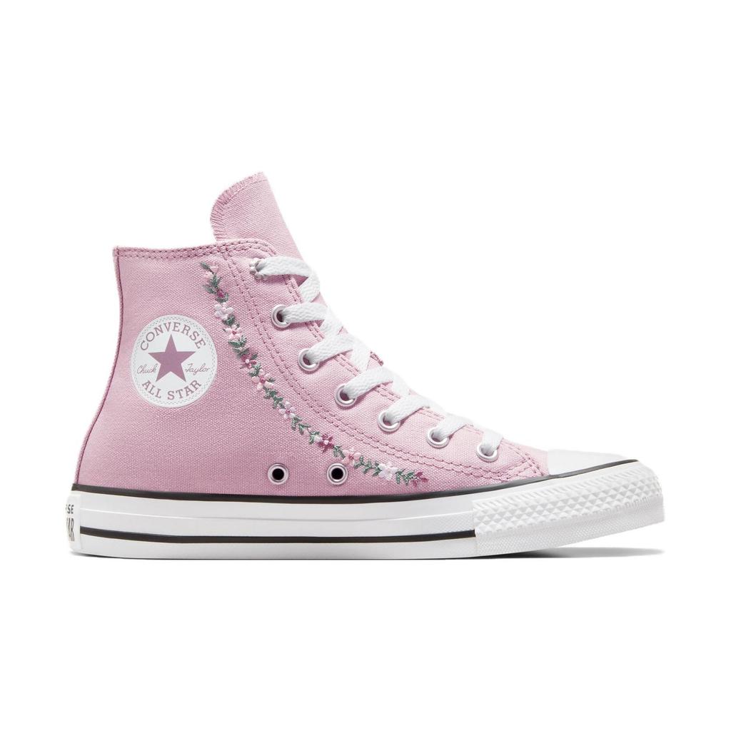 Converse Chuck Taylor All Star Удобные Универсальные Высокие Кеды из Канваса Детские Кроссовки Розовые A04719C