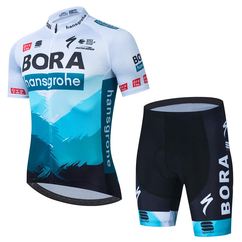 Summer Cycling Suit Tour De France Road Racing Bicycle Short-Sleeved Suit Perspiration And Moisture Absorption Event Men'S Quick Drying