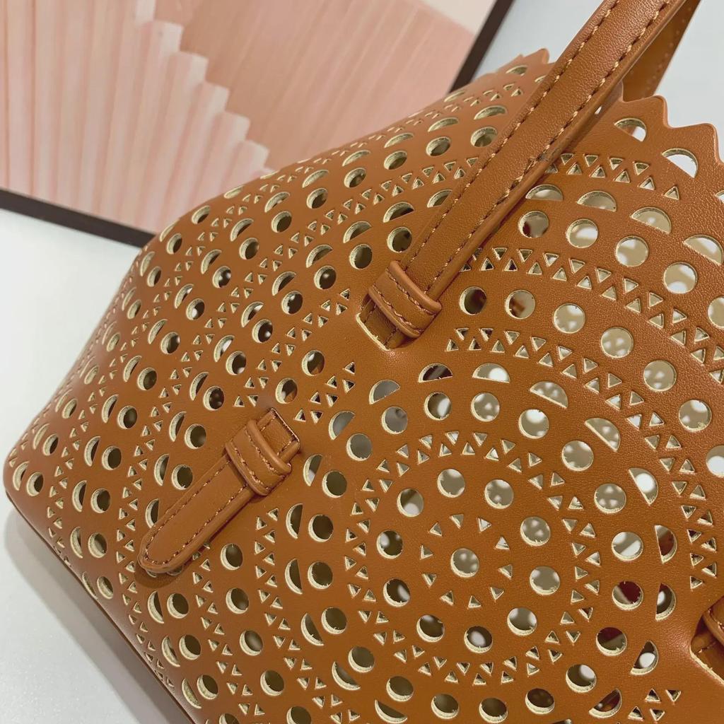 Набор сумок из кожи с резным узором Cross-Border: Сумка-тоут, косметичка и кошелек для монет