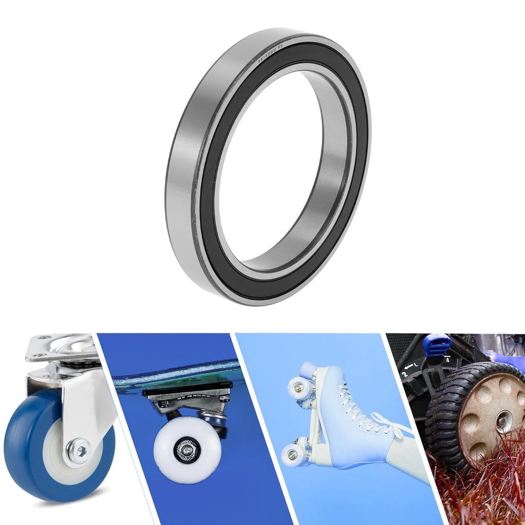 ACROPIX 6916DDU Deep Groove Ball Bearing P5 80x110x16mm Lubricated Bearing Double Rubber Seal Black Silver Tone Scooter Skateboard Wheel