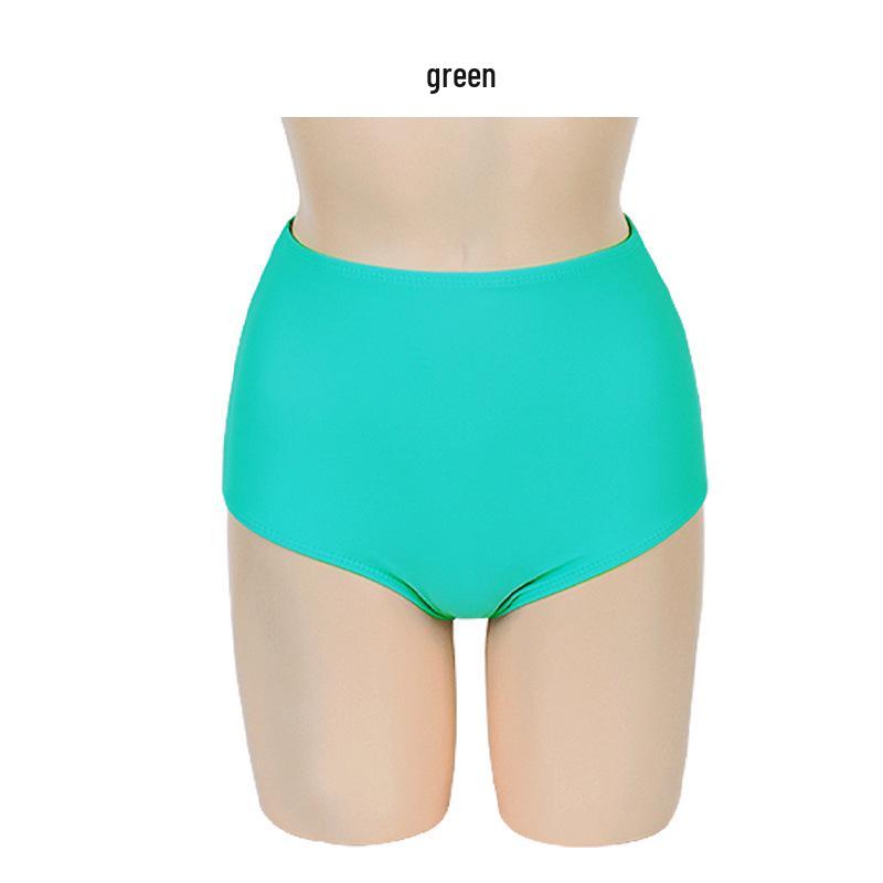 Women's High Waist Plus Size Boyleg Swim Shorts - Anti-Embarrassment Triangle Bikini Briefs