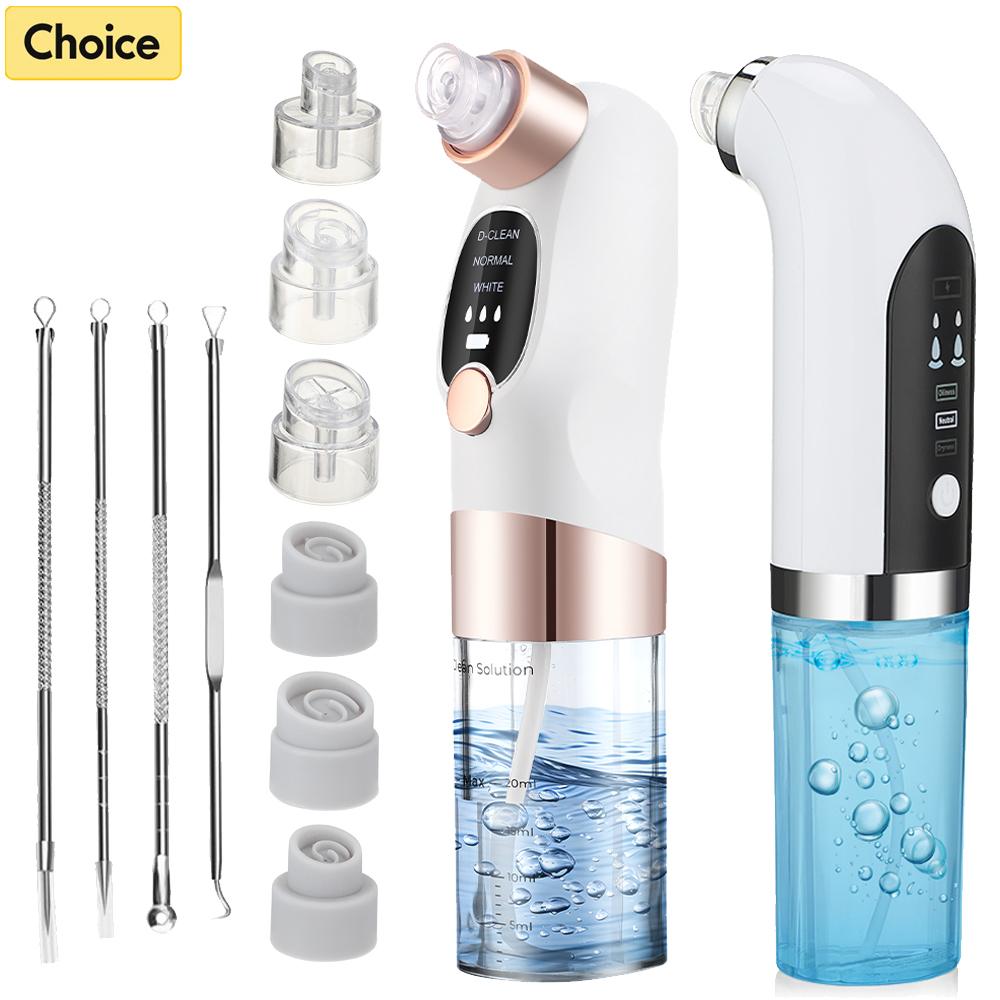 Electric Blackhead Remover Acne Needles Set Vacuum Bubble Water Cycle Black Head Pimple Black Spots Removal Face Pore Cleaner