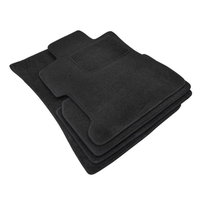 Tapis de sol - Honda - Civic 2006-2011 - Velours noir - Ajustement précis - Antidérapant