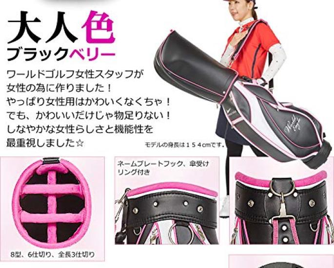 WORLD EAGLE Набор клюшек 10 клюшек Ежевика Для начинающих FL-01V2 B/Berry Женский/Правосторонний Сумка510