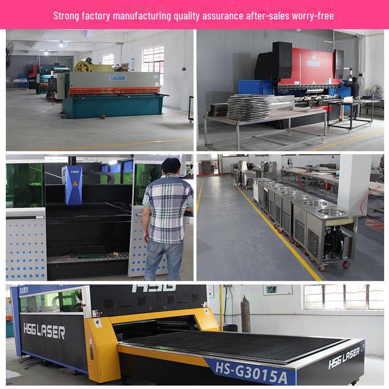 Compact Desktop Fried Ice Cream and Yogurt Maker