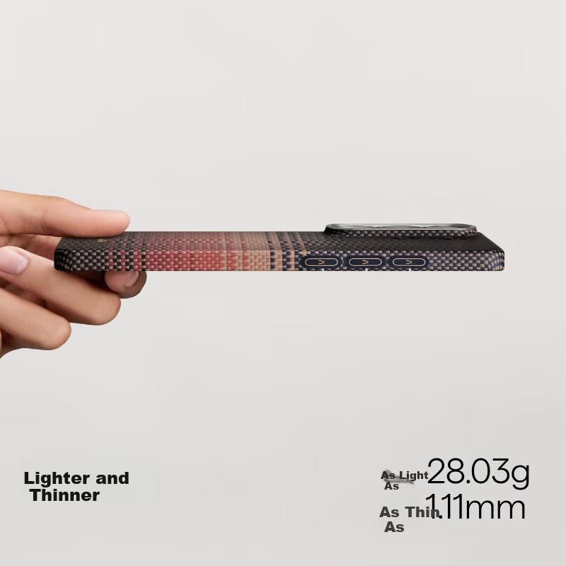 Magnetic Kevlar Aramid Ultra-Thin Carbon Fiber Texture Protective Case for Samsung S26 Ultra with New Shortcut Key Full Coverage Moonrise Edition