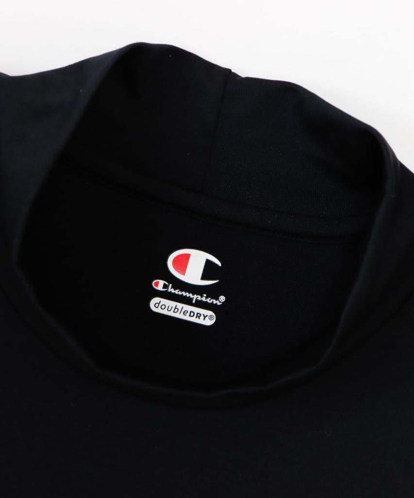 Champion Long Sleeve UV Mock Size M Men's T-Shirt, CM4HP261, Moisture-Wicking, Quick-Drying, Antibacterial, Odor-Resistant, Stretch, Protection,