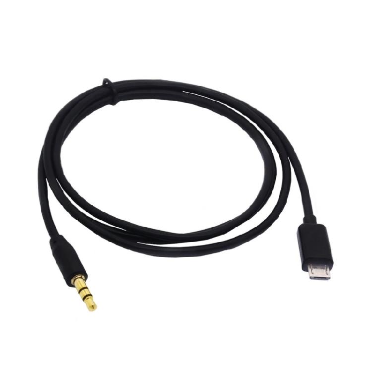 Premium Micros USB to 3.5mm Audios Car Auxs Cable Male to Male for NOTE2 N7100 NOTE3 N9000 Enhances Sound Quality in Car