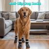 4 шт./компл. Регулируемые противоскользящие носки для собак, защита от царапин, мягкие ботинки для собак, защита пола