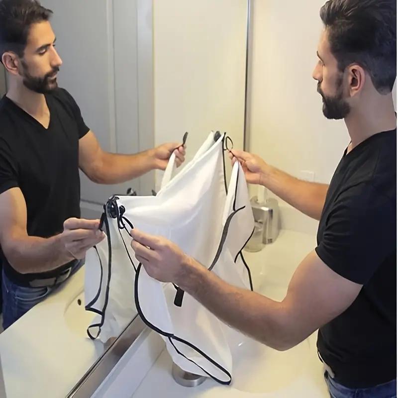 Парикмахерские накидки на присосках для бритья, парикмахерские накидки для чистки бороды, мужская шаль, накидка для укладки, фартук для мужчин, фартук