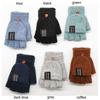 Unisex Winter Warm Imitation Cashmere Thicken Flip Mittens Fingerless Gloves Half Finger Gloves