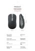 Беспроводная Bluetooth-мышь двойного режима, бесшумная, с настраиваемым Type-C, для ноутбука