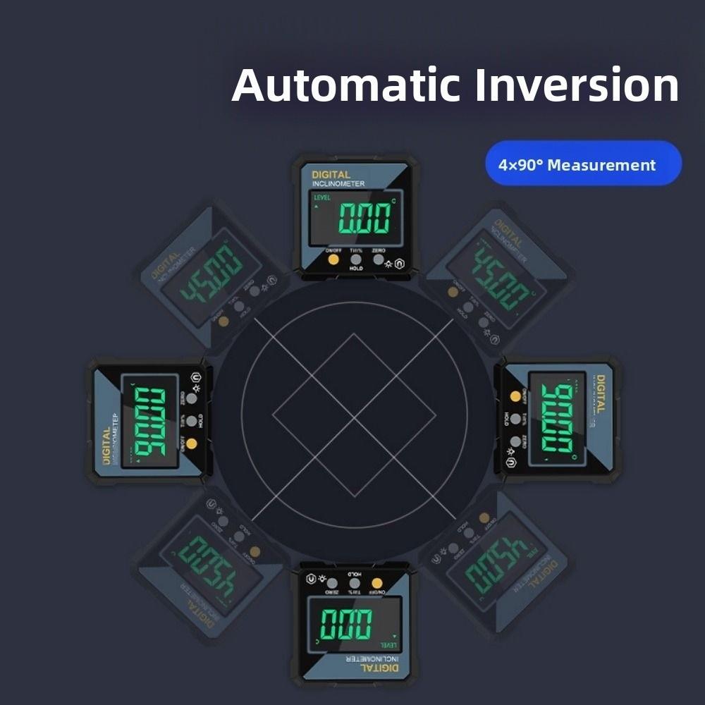 Односторонний магнитный уклономер Водонепроницаемый цифровой инклинометр Строительство
