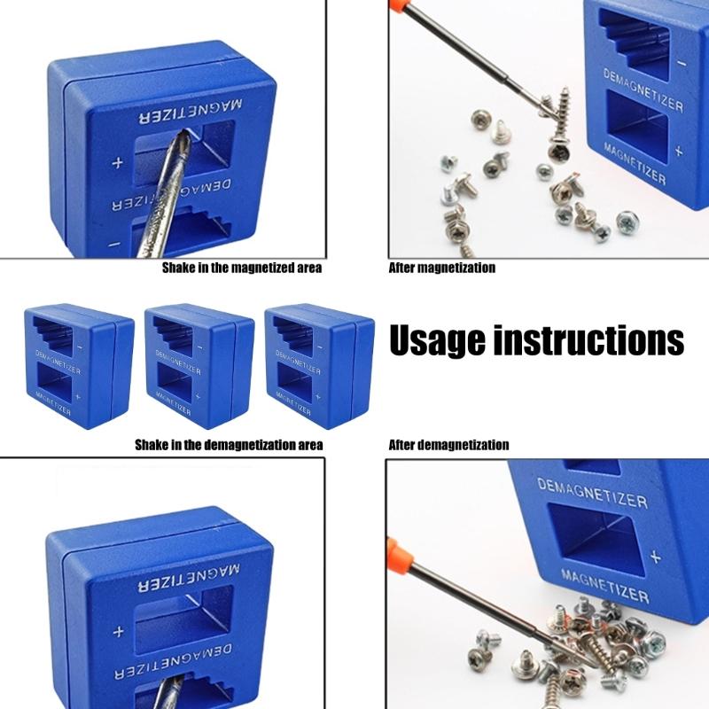 Practical Magnetizer Screwdriver Repair Tool Multifunctional Screwdriver Magnetizer Demagnetizer Accessories