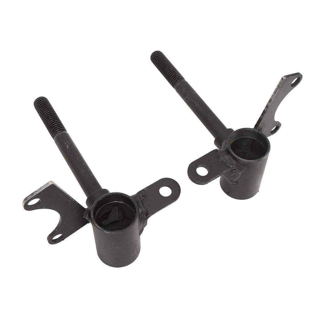 Пара 10-миллиметровых шпинделей поворотного кулака переднего колеса для квадроцикла Go Kart Quad ATV объемом до 110 куб. см, черного цвета