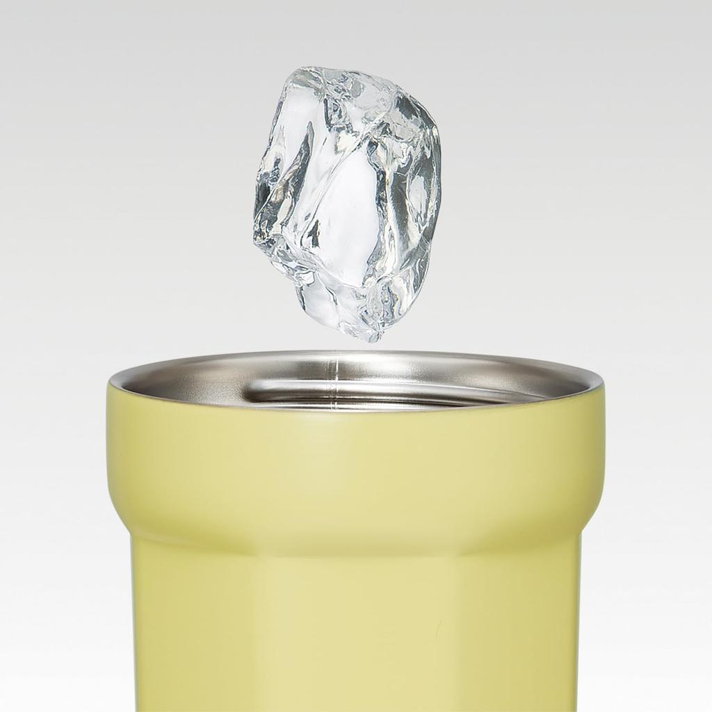 Стакан Skater Octagonal из нержавеющей стали с крышкой 350 мл с вакуумной изоляцией и замком-клапаном шафраново-желтого цвета для термо/холодного хранения SMVO4-A