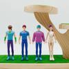 5-18 см Аниме Фигурки Игрушки Милые ПВХ Подвижные Суставы Экшн-фигурка Модель Куклы Подарки на День Рождения Рождество для Детей
