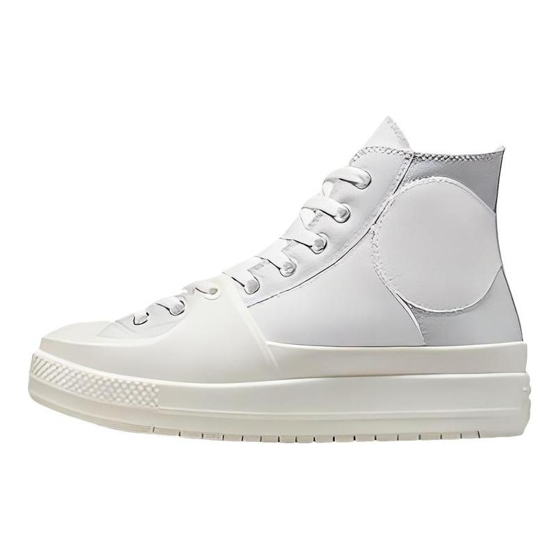 Converse Chuck Taylor All Star Construct Colorblock Повседневные Высокие Кеды из Канваса Унисекс Серебристо-Белые