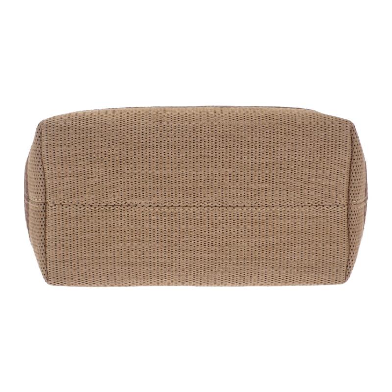 CELINE  116992FRY.02NU 2WAY bag Brown leather/Raffia Women