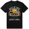 Funny Vintage 43th Birthday Gift Best of 1982 T Shirts Cotton Short Sleeve Gifts Mens Clothing Casual Loose Oversized T Shirt