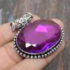 Charming Pink Amethyst Gemstone Handmade 925 Sterling Silver Jewelry Pendant