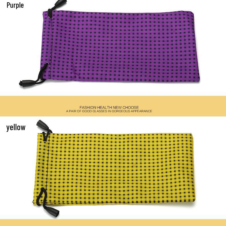 Многоцветный чехол из микрофибры для очков - Мягкая сумка для хранения очков