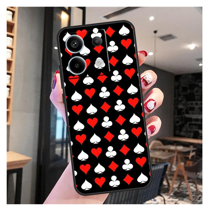 Las Vegas Casino Poker Case For Xiaomi Redmi Note 13 12 11 9 10 Pro 9S 10S 11S 12S Redmi 13 12 10C 12C 13C Coque